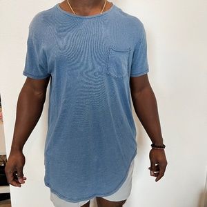 Urban Outfitters Standard Cloth Scoop Neck Elongated Hem Tee